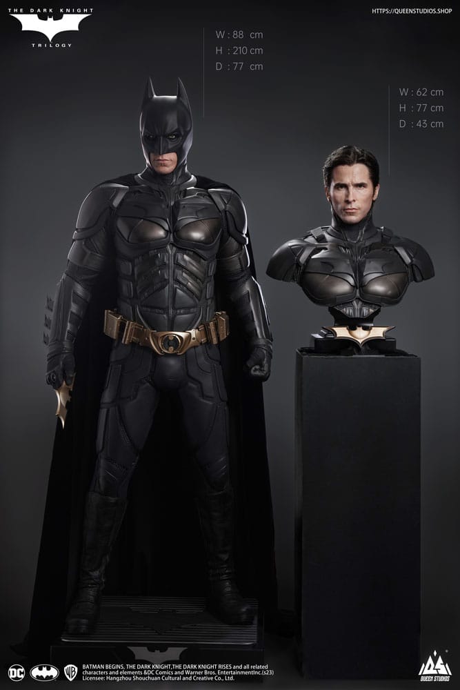 The Dark Knight Life-Size Statue Batman Deluxe Edition 207 cm