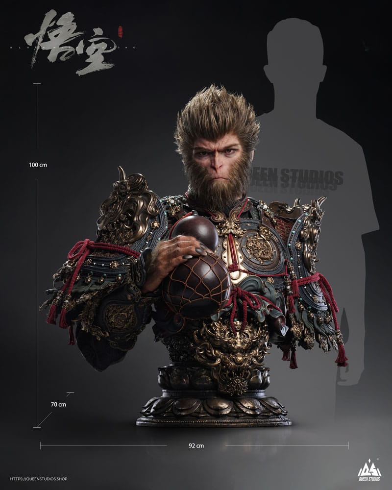 Black Myth: WuKong The Destined Bust 1/1 WuKong 100 cm