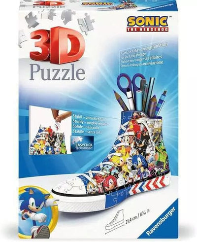Sonic - The Hedgehog 3D Puzzle Sneaker (108 pieces)