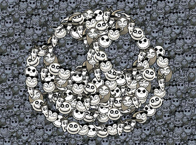 The Nightmare Before Christmas Challenge Jigsaw Puzzle King of Fright (500 pieces)