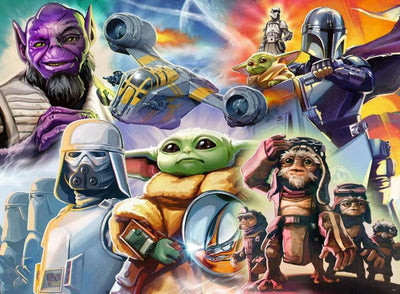 The Mandalorian and Grogu Jigsaw Puzzle (500 Pieces)