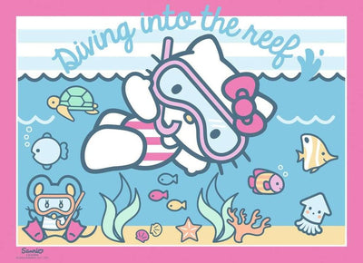 Hello Kitty Puzzle 4-Pack Let's Go, Hello Kitty! (4x100 Pieces)