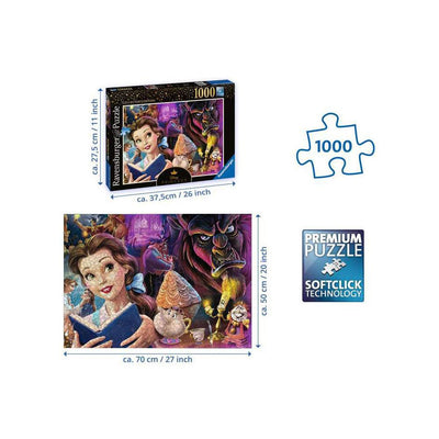 Disney Villainous Jigsaw Puzzle Belle, Disney Princess (1000 pieces)