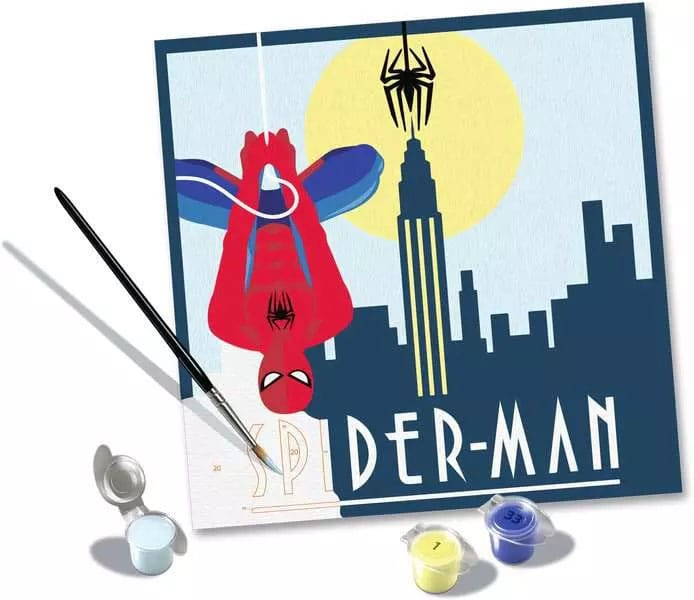 Marvel CreArt Paint by Numbers Painting Set Spider-Man 20 x 20 cm