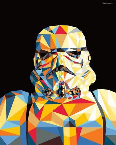 Star Wars CreArt Paint by Numbers Painting Set Stormtrooper 24 x 30 cm