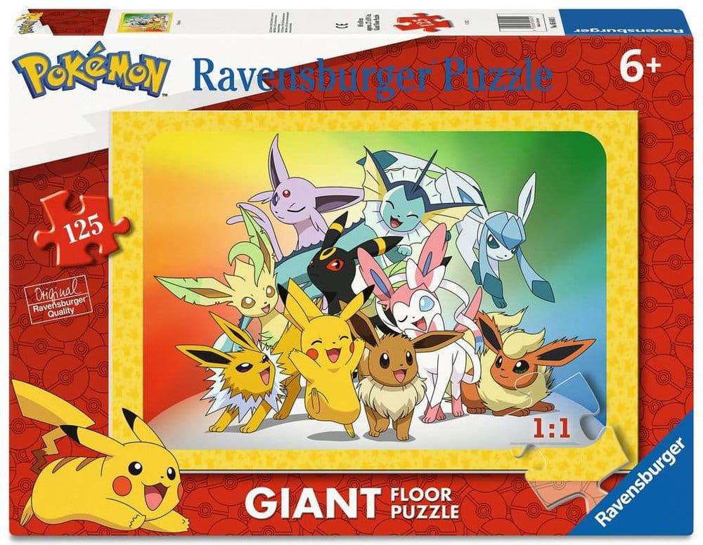 Pokémon Giant Floor Jigsaw Puzzle (125 Pieces)