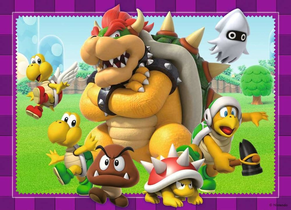 Super Mario Puzzle 4-Pack Time for Mario! (4x100 Pieces)