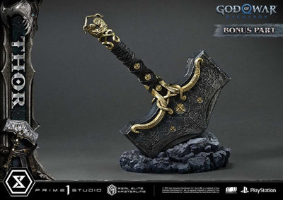 God of War: Ragnarök Real Elite Masterline Series Statue 1/3 Thor Deluxe Bonus Version 105 cm