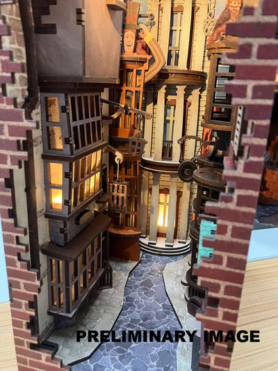 Harry Potter Tiny Adventures Book Nook Mini Diorama Diagon Alley 23 cm