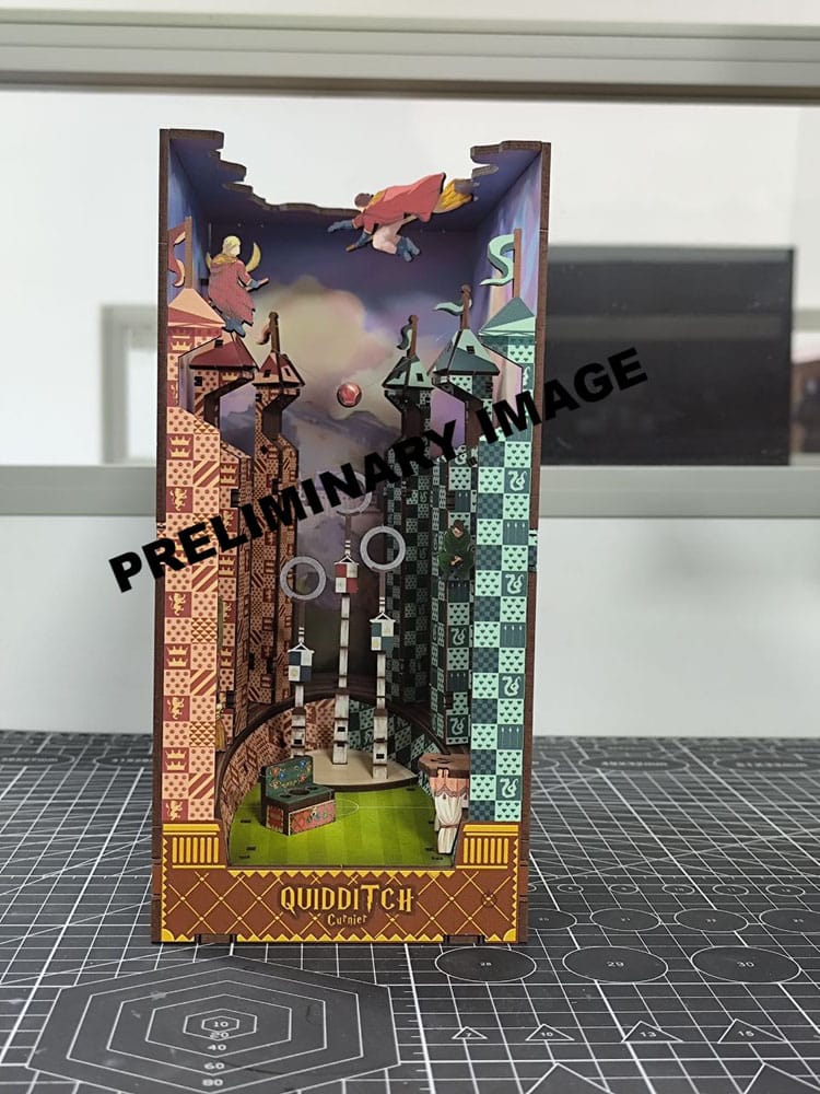 Harry Potter Tiny Adventures Book Nook Mini Diorama Quidditch Pitch 23 cm