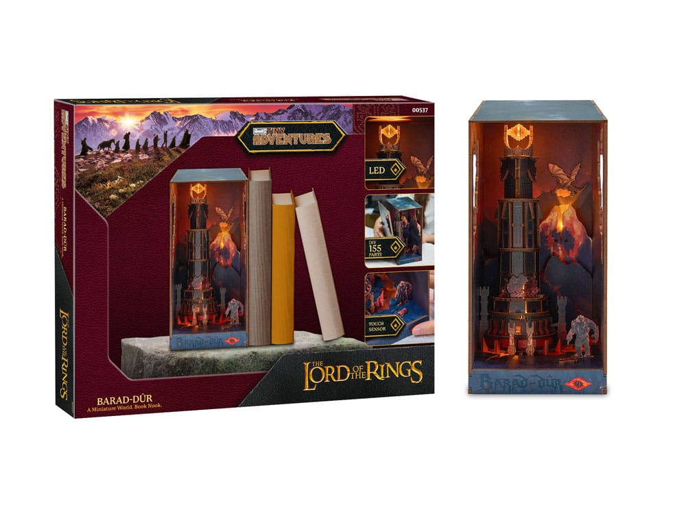 The Lord of the Rings Tiny Adventures Book Nook Mini Diorama Barad-Dûr 23 cm