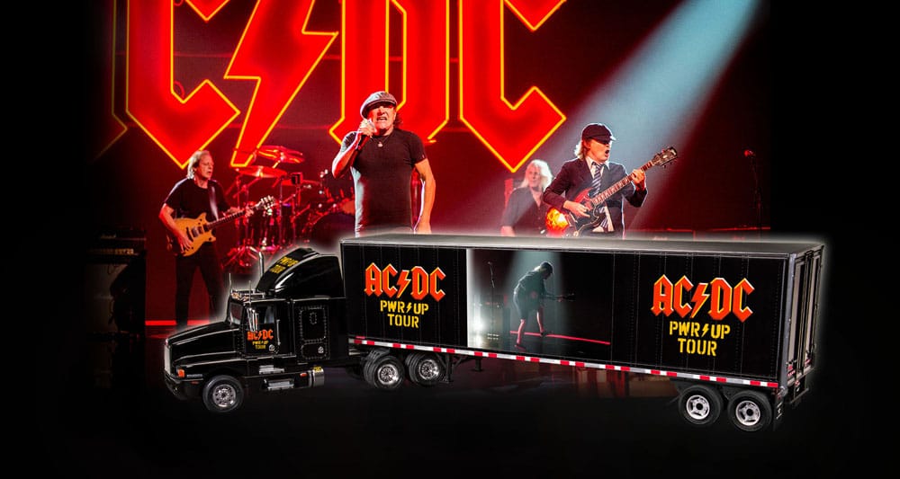 AC/DC Model Kit Gift Set Tour Truck & Trailer 55 cm