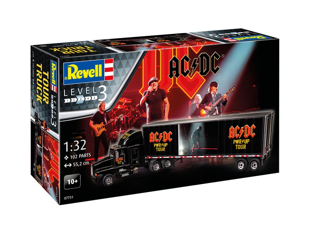 AC/DC Model Kit Gift Set Tour Truck & Trailer 55 cm