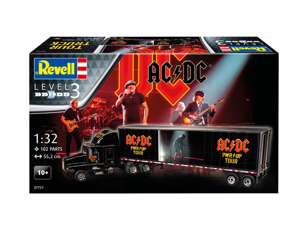 AC/DC Model Kit Gift Set Tour Truck & Trailer 55 cm