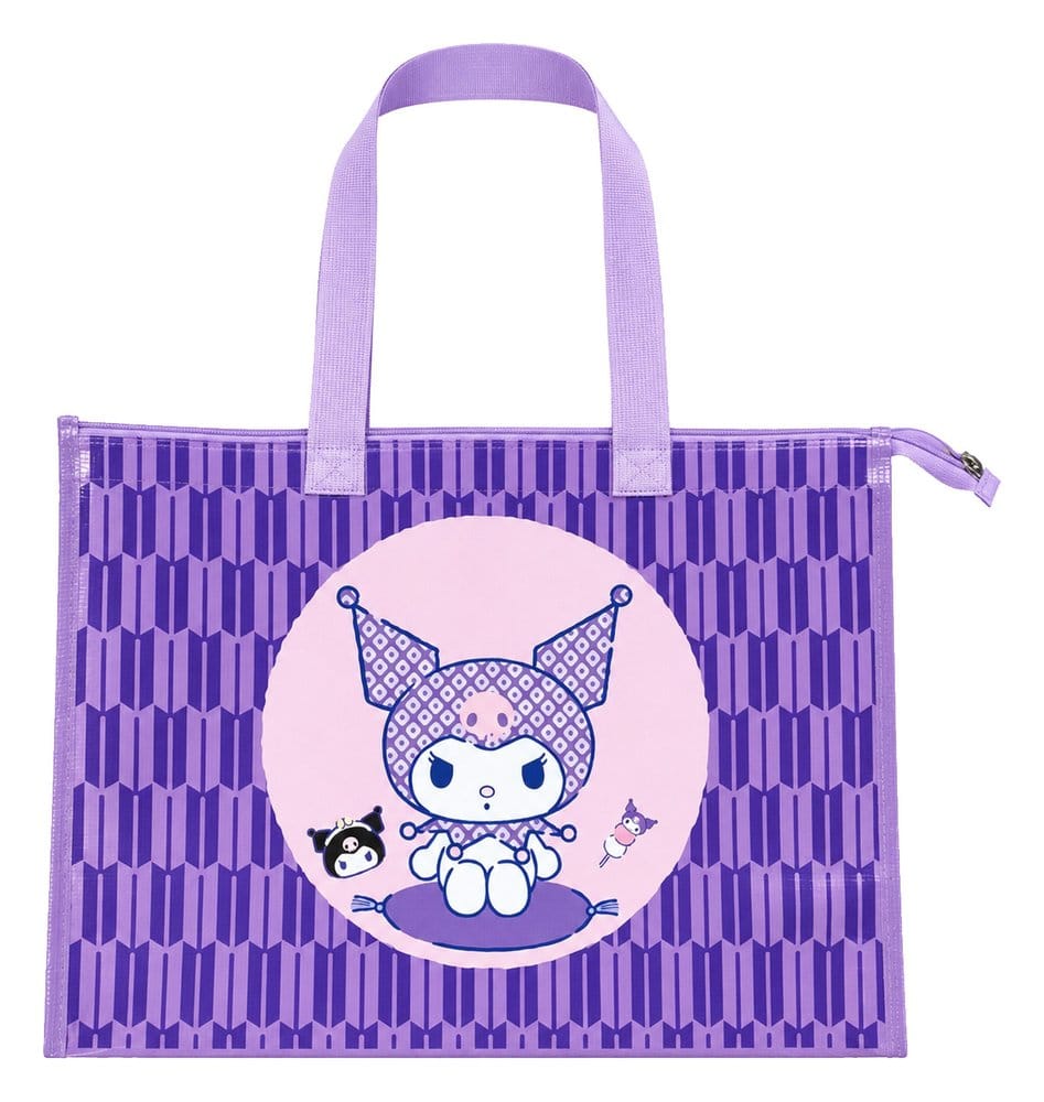 Sanrio PVC Shopping Bag Kuromi Japanese 49 x 36 x 10 cm