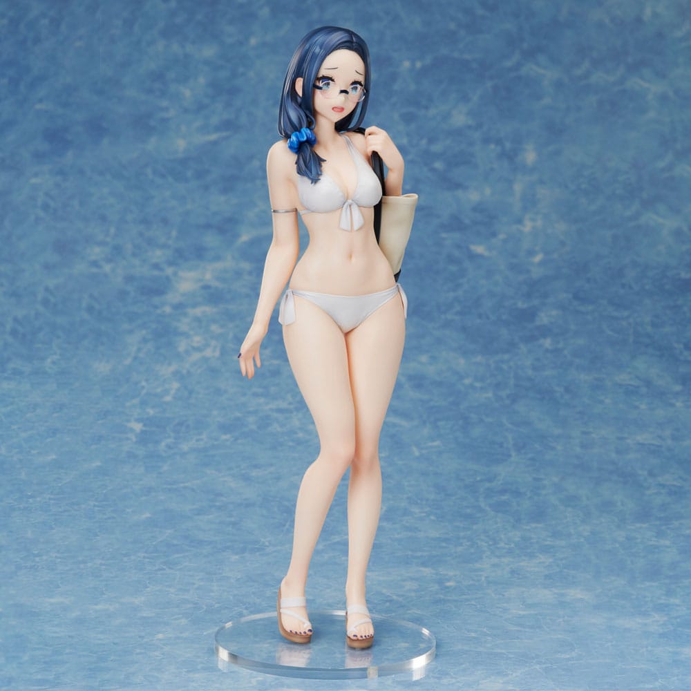 92M Illustration PVC Statue Myopic sister Date-chan Swimsuit Ver. 26 cm