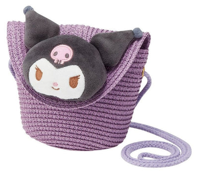 Sanrio Shoulder Bag Kuromi Straw