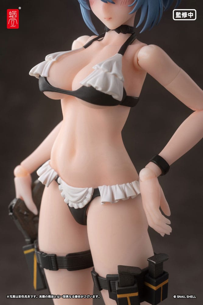 Original Character Action Figure Kit 1/12 RA-04 Kitsunebi Senki Honoka Swimsuit Ver. 15 cm