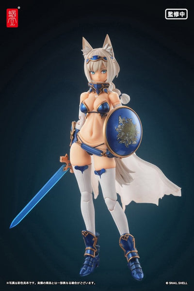 Original Character Action Figure Kit 1/12 RPG-05 Hero Wolf  16 cm