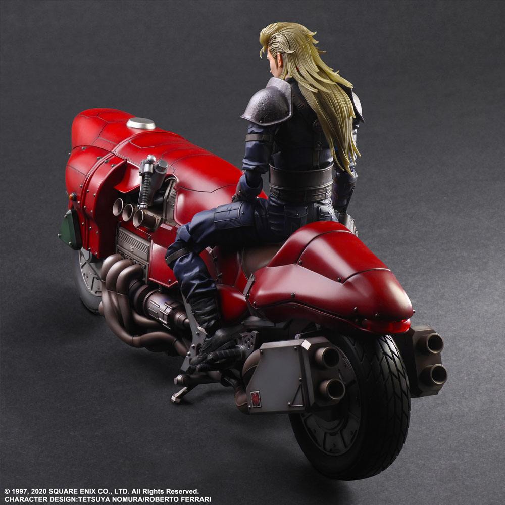 Final Fantasy VII Remake Play Arts Kai Action Figure & Vehicle Roche & Bike