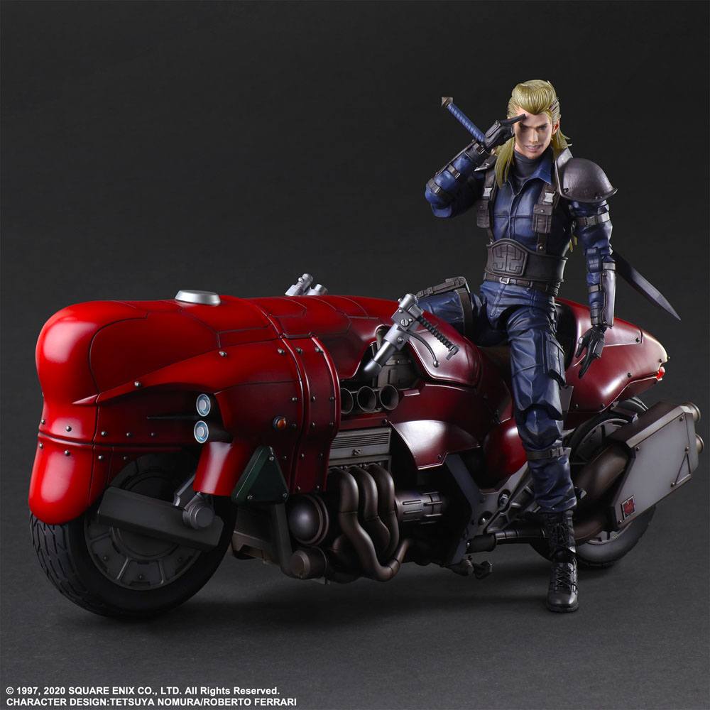 Final Fantasy VII Remake Play Arts Kai Action Figure & Vehicle Roche & Bike