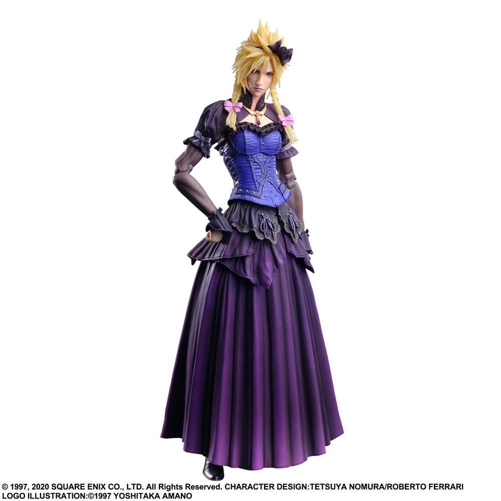 Final Fantasy VII Remake Play Arts Kai Action Figure Cloud Strife Dress Ver. 28 cm