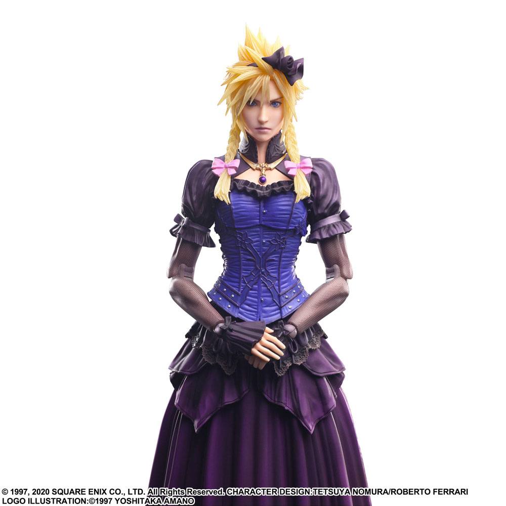 Final Fantasy VII Remake Play Arts Kai Action Figure Cloud Strife Dress Ver. 28 cm