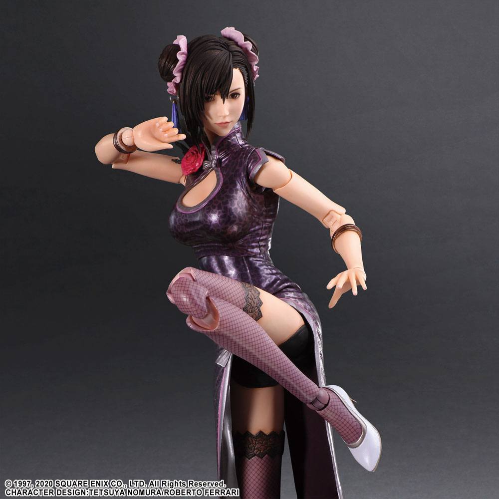 Final Fantasy VII Remake Play Arts Kai Action Figure Tifa Lockhart Sporty Dress Ver. 25 cm