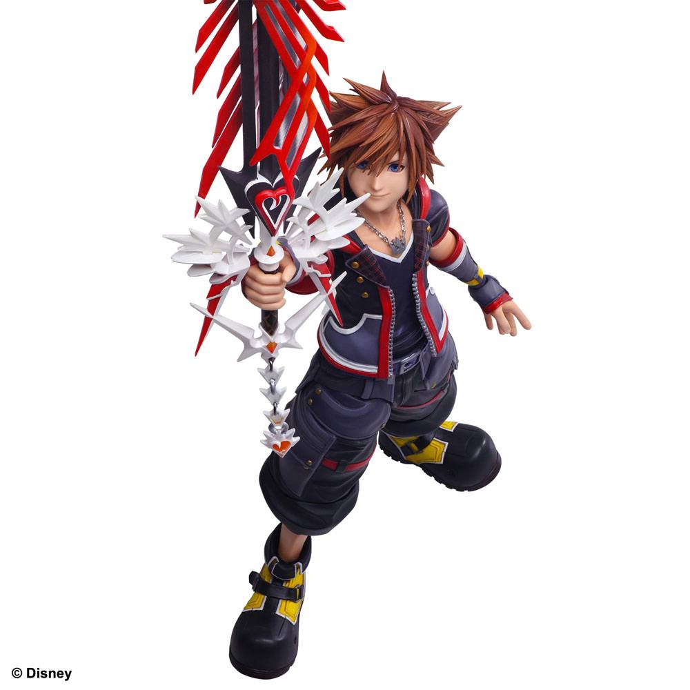 Kingdom Hearts III Play Arts Kai Action Figure Sora Ver. 2 Deluxe 22 cm