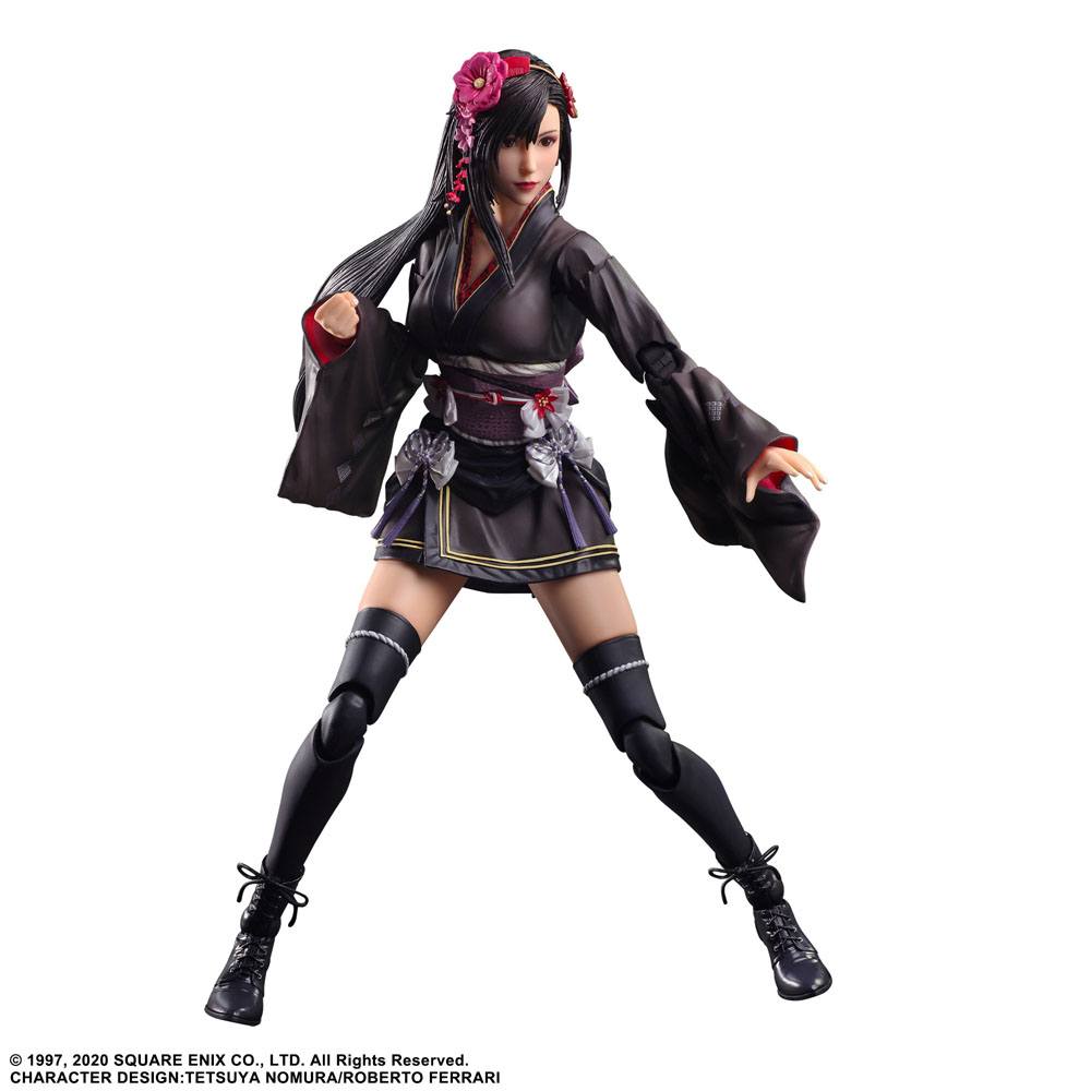 Final Fantasy VII Remake Play Arts Kai Action Figure Tifa Lockhart Exotic Dress Ver. 25 cm