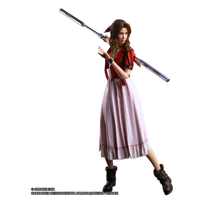 Final Fantasy VII Rebirth Play Kai Arts Action Figure Aerith Gainsborough 24 cm