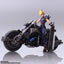 Final Fantasy VII Bring Arts Action Figure and vehicle Cloud Strife &amp; Hardy-Daytona 15 cm