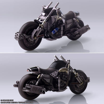 Final Fantasy VII Bring Arts Action Figure and vehicle Cloud Strife &amp; Hardy-Daytona 15 cm