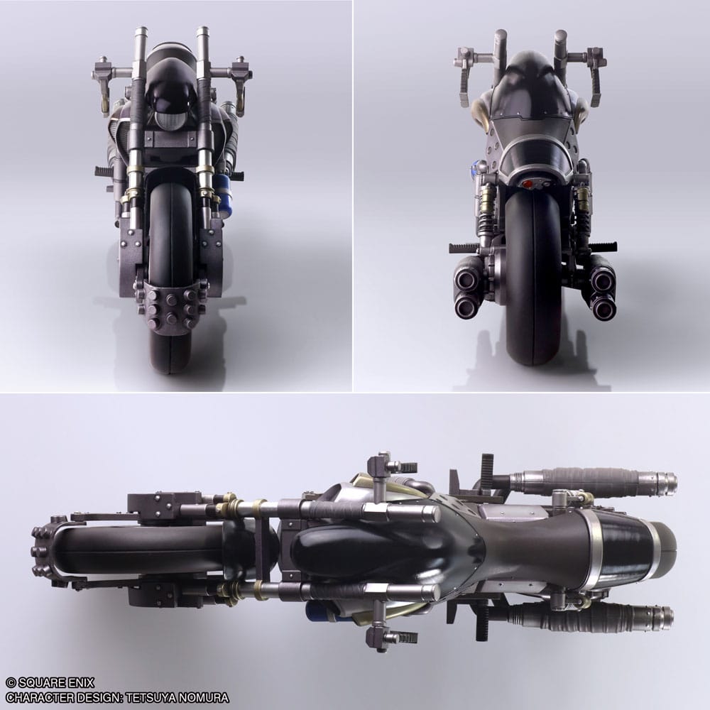 Final Fantasy VII Bring Arts Action Figure and vehicle Cloud Strife &amp; Hardy-Daytona 15 cm