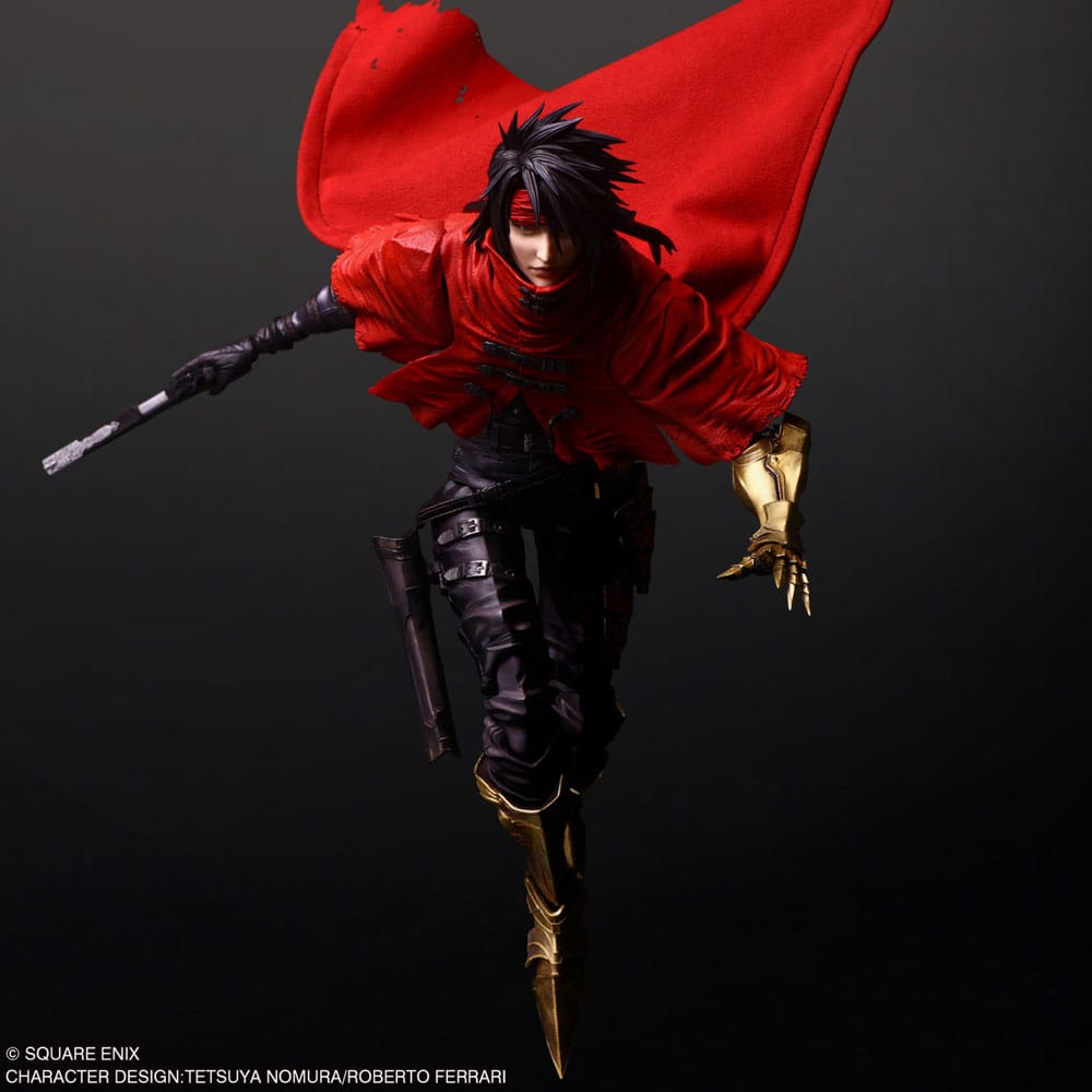 Final Fantasy VII Rebirth Play Arts Kai Action Figure Vincent Valentine 28 cm