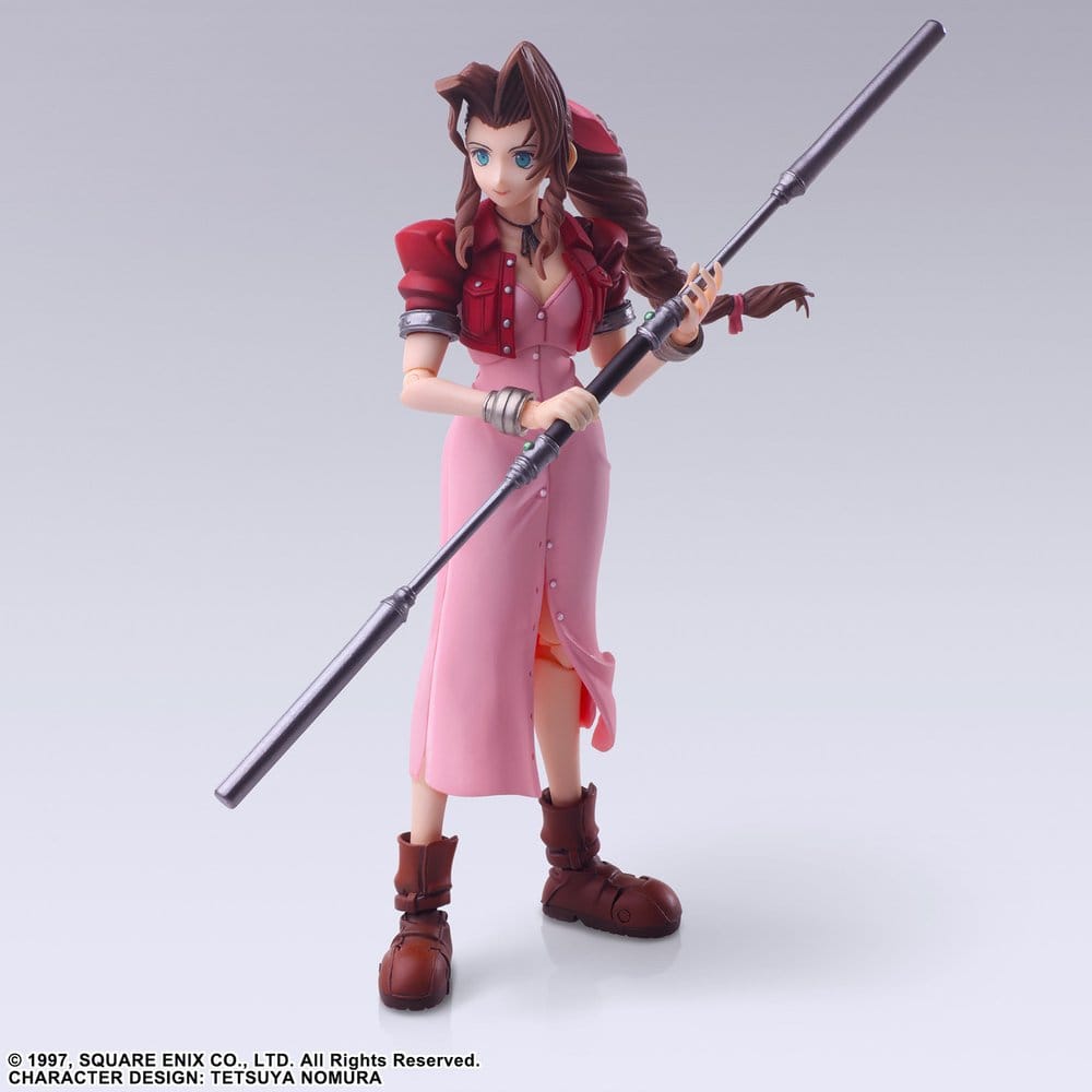 Final Fantasy VII Bring Arts Action Figure Aerith Gainsborough Digital Plus Edition 14 cm