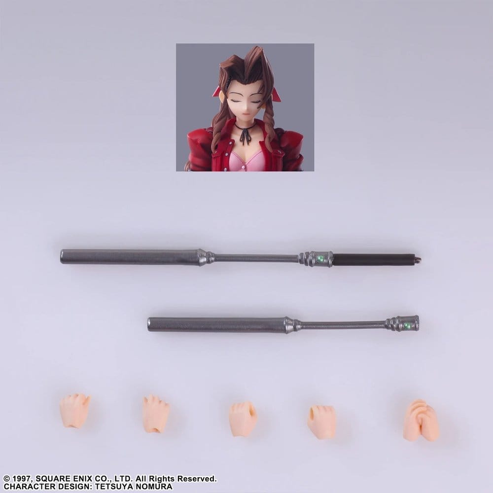 Final Fantasy VII Bring Arts Action Figure Aerith Gainsborough Digital Plus Edition 14 cm