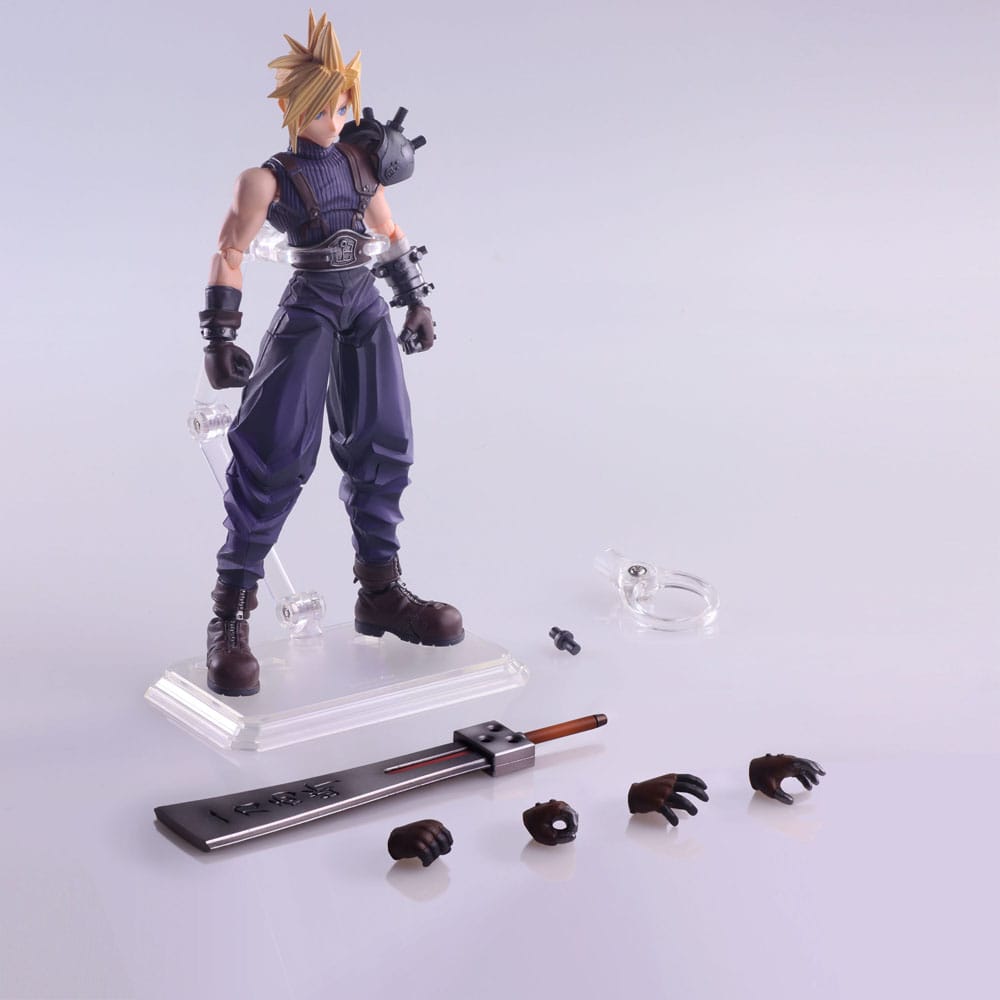Final Fantasy VII Bring Arts Action Figure Cloud Strife Hardedge Ver. 15 cm