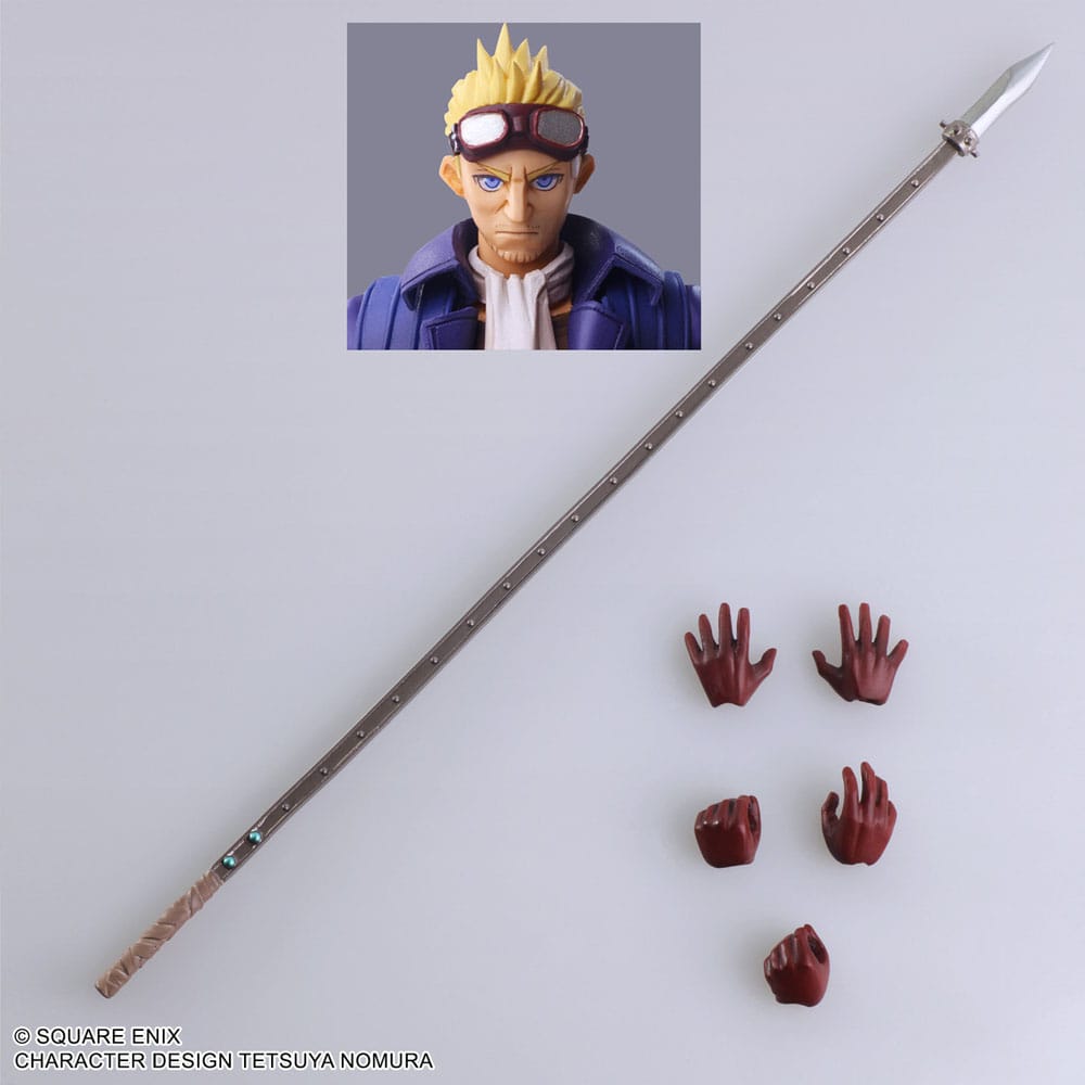 Final Fantasy VII Bring Arts Action Figure Cid Highwind 15 cm