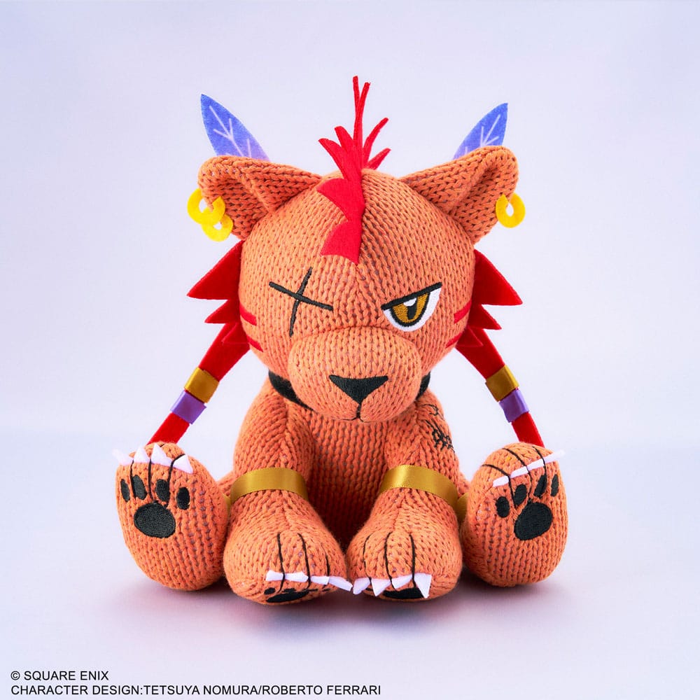 Final Fantasy VII Remake Knitted Plush Figure Red XIII 20 cm