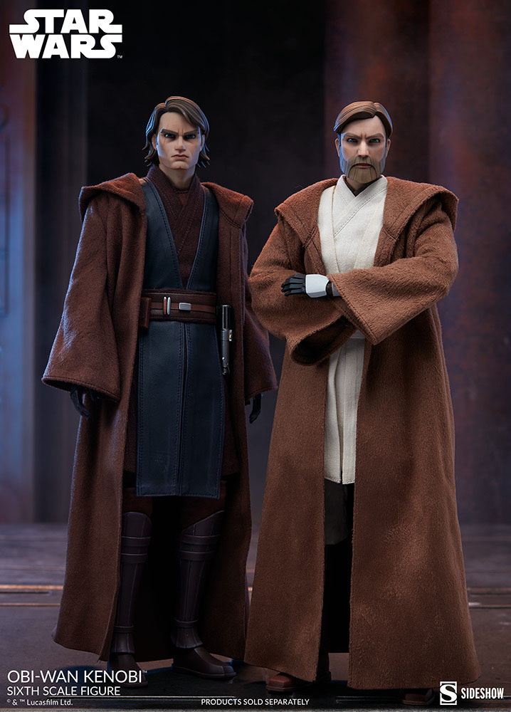 Star Wars The Clone Wars Action Figure 1/6 Obi-Wan Kenobi 30 cm