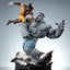 Marvel Statue Grey Hulk vs Wolverine 58 cm