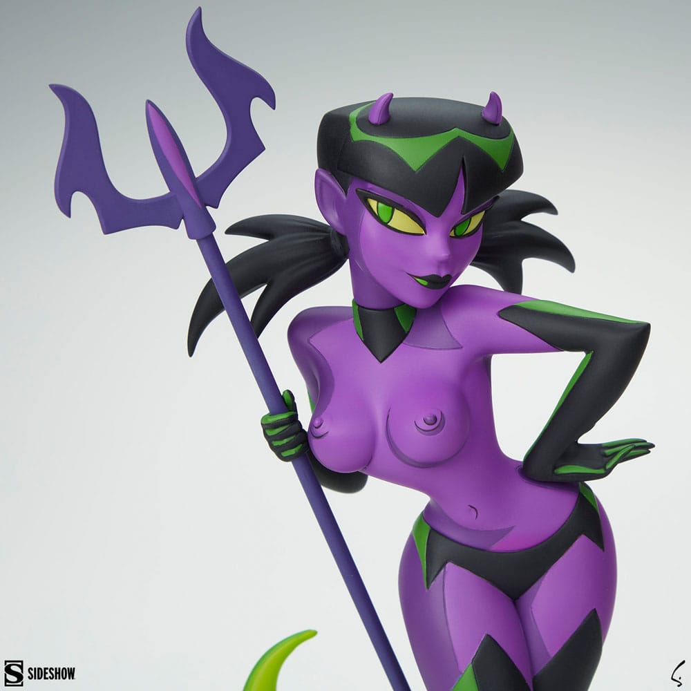 Original Artist Series Statue Devil Girl (Purple and Green Variant) 30 cm