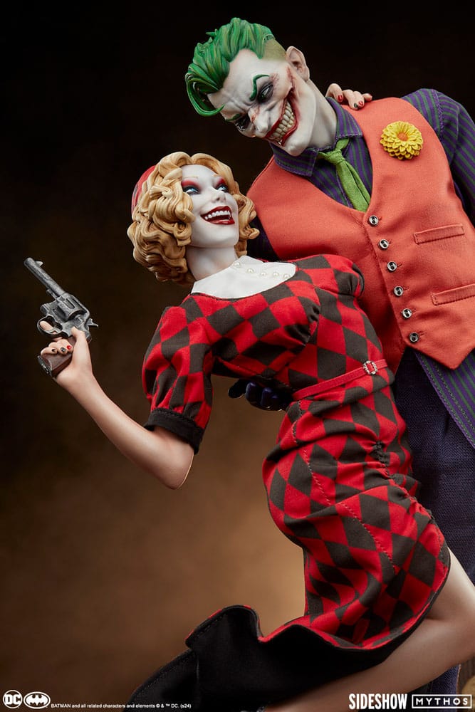 DC Comics Mythos Statue 1/5 The Joker and Harley Quinn: Lawless Love 41 cm