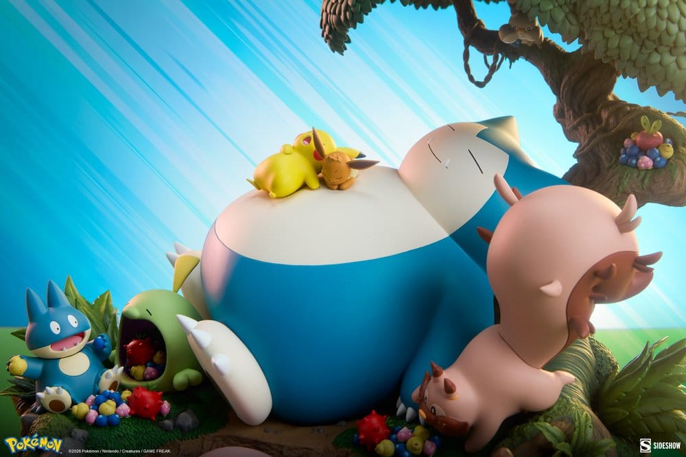 Pokémon Diorama Snorlax 33 cm