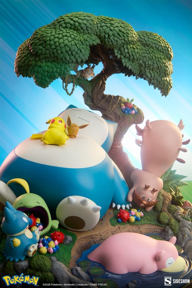 Pokémon Diorama Snorlax 33 cm