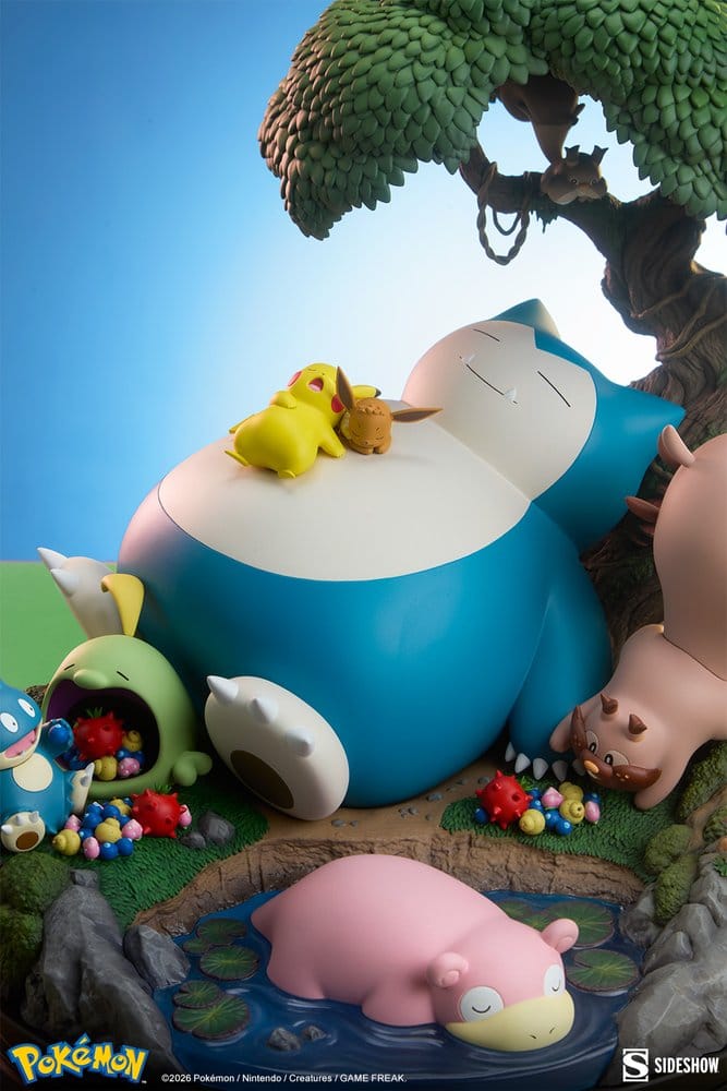 Pokémon Diorama Snorlax 33 cm