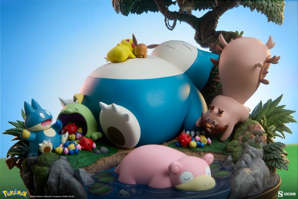 Pokémon Diorama Snorlax 33 cm