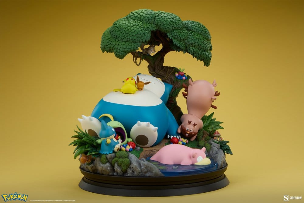 Pokémon Diorama Snorlax 33 cm