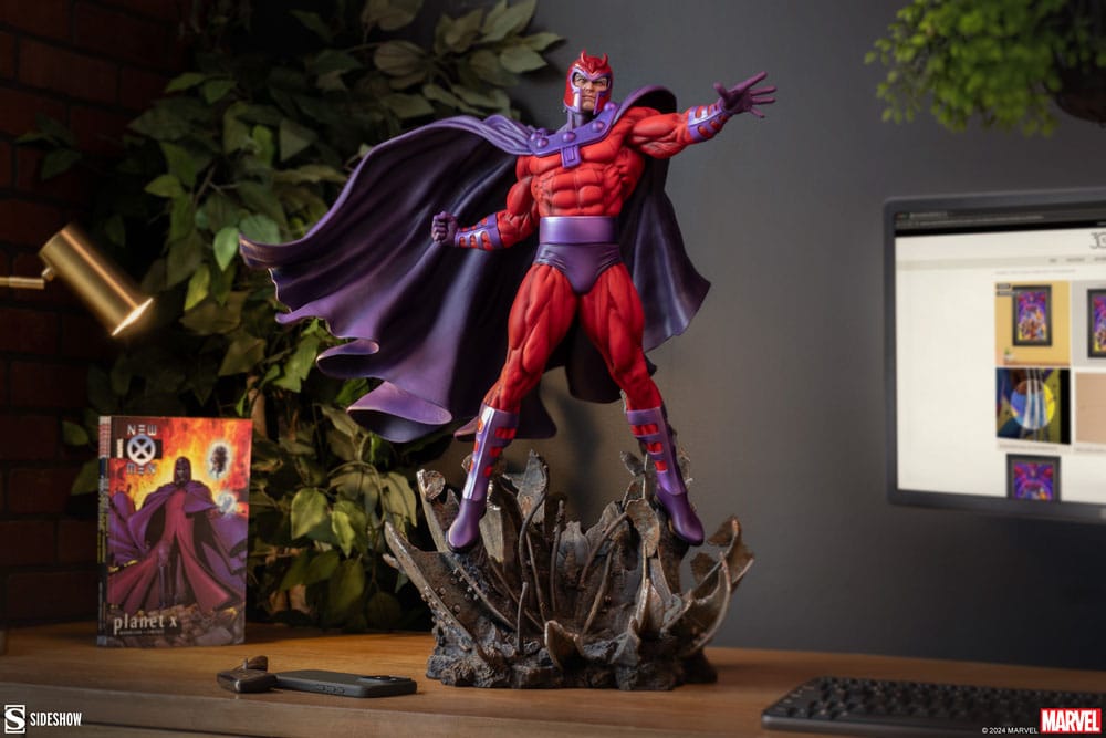 Marvel Premium Format Statue Magneto: Master of Magnetism 64 cm